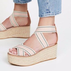 Tory Burch Frieda Espadrille Platform Sandal 9.5